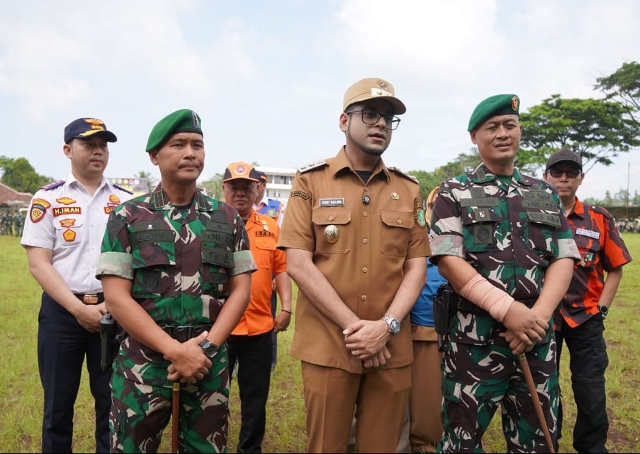 Forkopimda Kota Sukabumi Gelar Apel Siaga Tanggap Bencana 